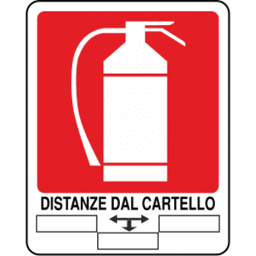CARTELLO SEGNALETICO - ESTINTORE - segnale EUR 1,99 - IT