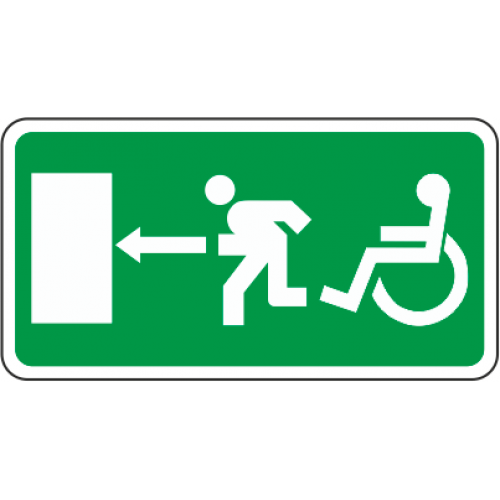 Cartello con scritta Keep Clear in plastica rigida da 1,2