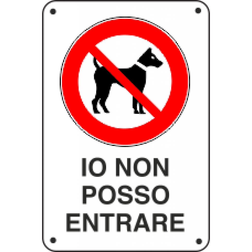 Cartello di divieto - Vietato arrampicarsi - Rigido