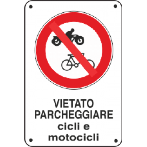 Cartello "Parcheggio Vietato" Per Proprietà Privata – 30x20 Cm, Rosso, Resistente Alle Intemperie