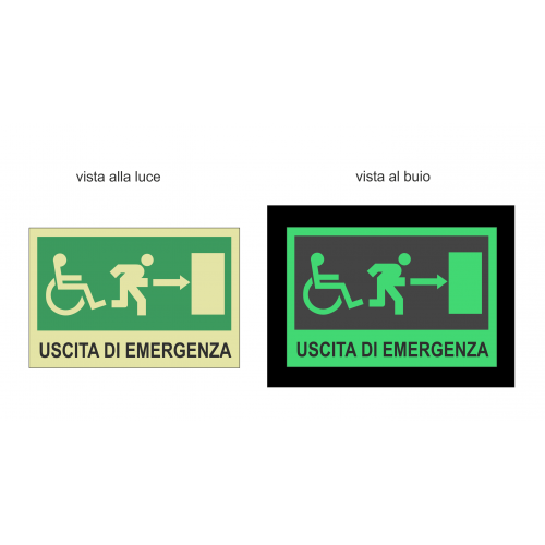Cartello Fotoluminescente Per Evacuazione Direzionale – Astlight SAL5210.7F, 320x160 Mm - 4