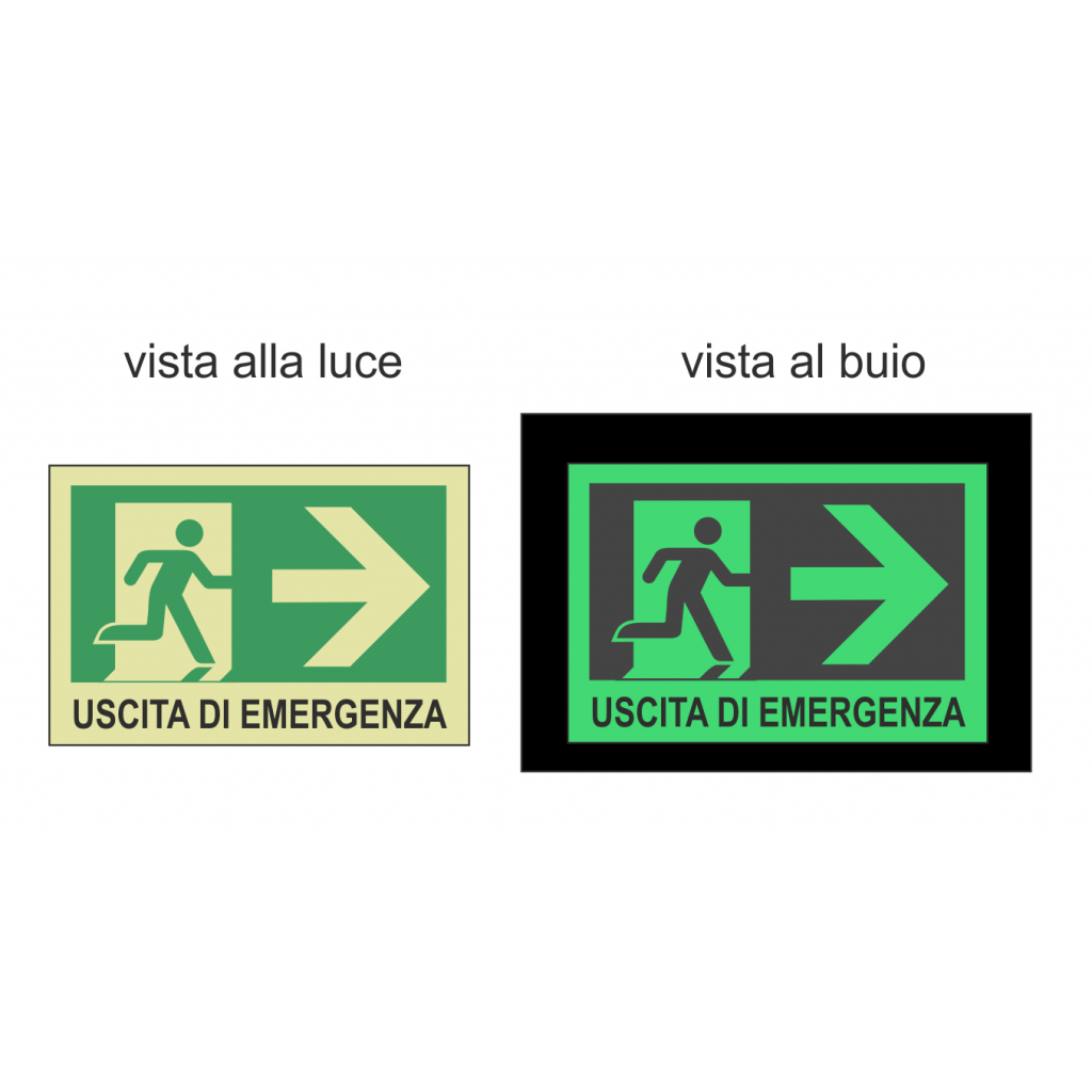 Cartello Di Evacuazione Fotoluminescente Astlight SAL5210.7F – Frecce Direzionali PVC Cat. B, 320x160 Mm, Certificato Aenor