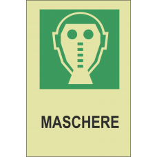 cartello fotoluminescente - maschere cartello fotoluminescente - maschere 4