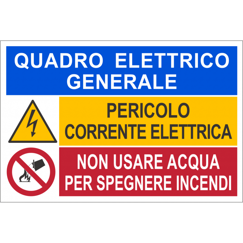 Pittogrammi | Simbolo ISO 7010 W012 | Pericolo elettricità